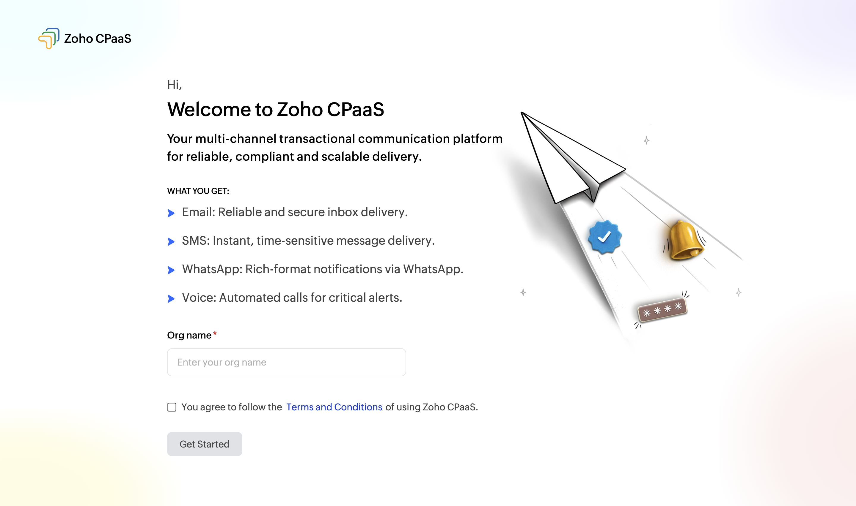 Get started with cpaas Get started with cpaas