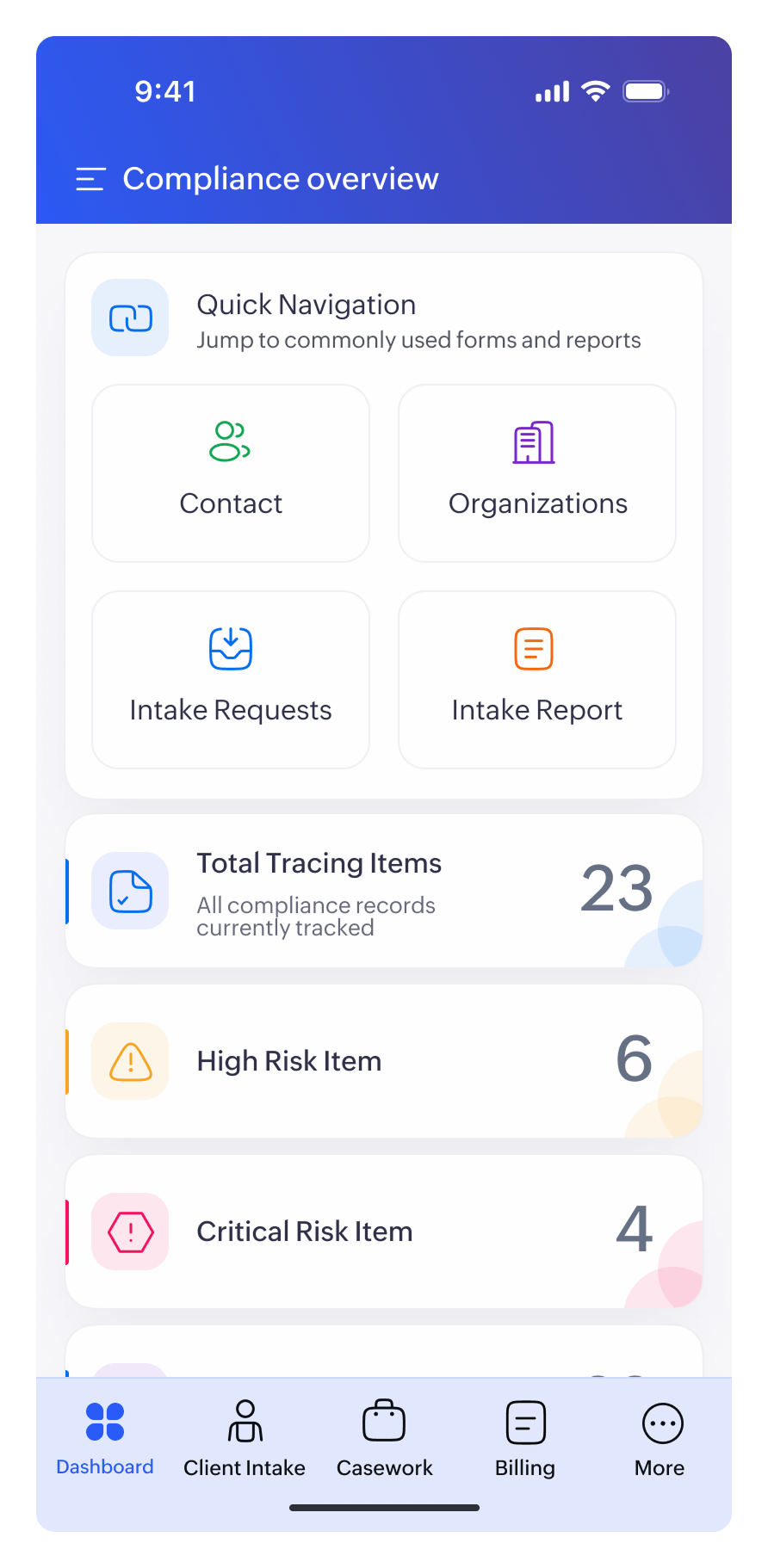 A native mobile app for access on the go