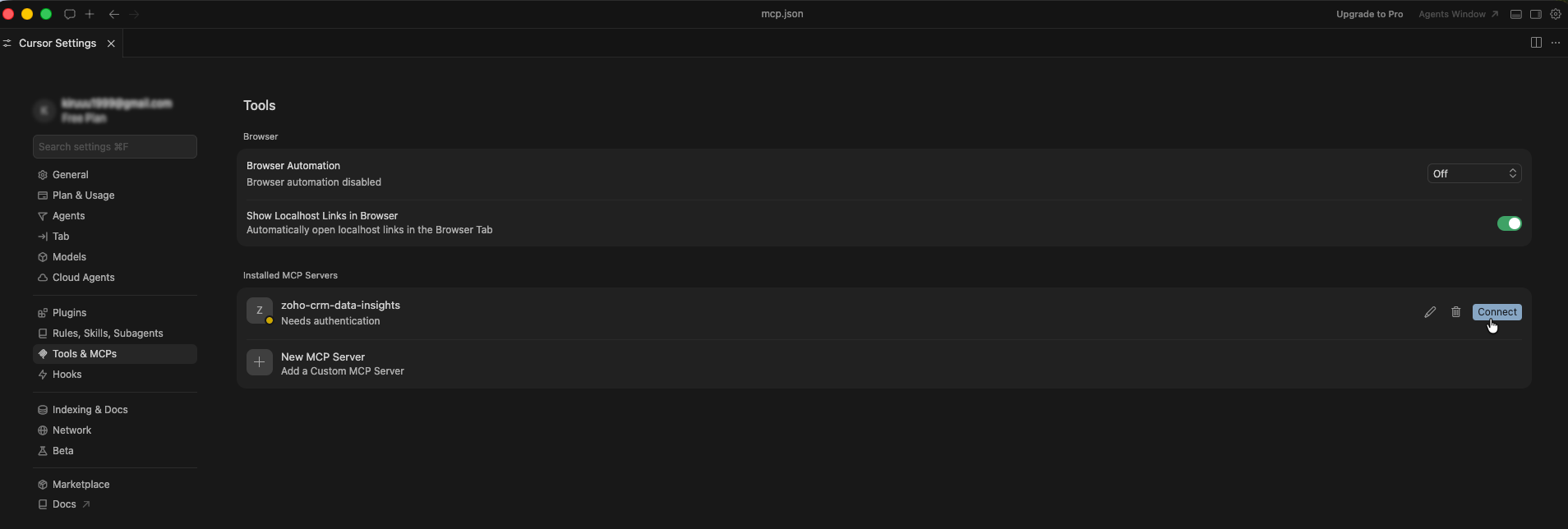 Cursor MCP List