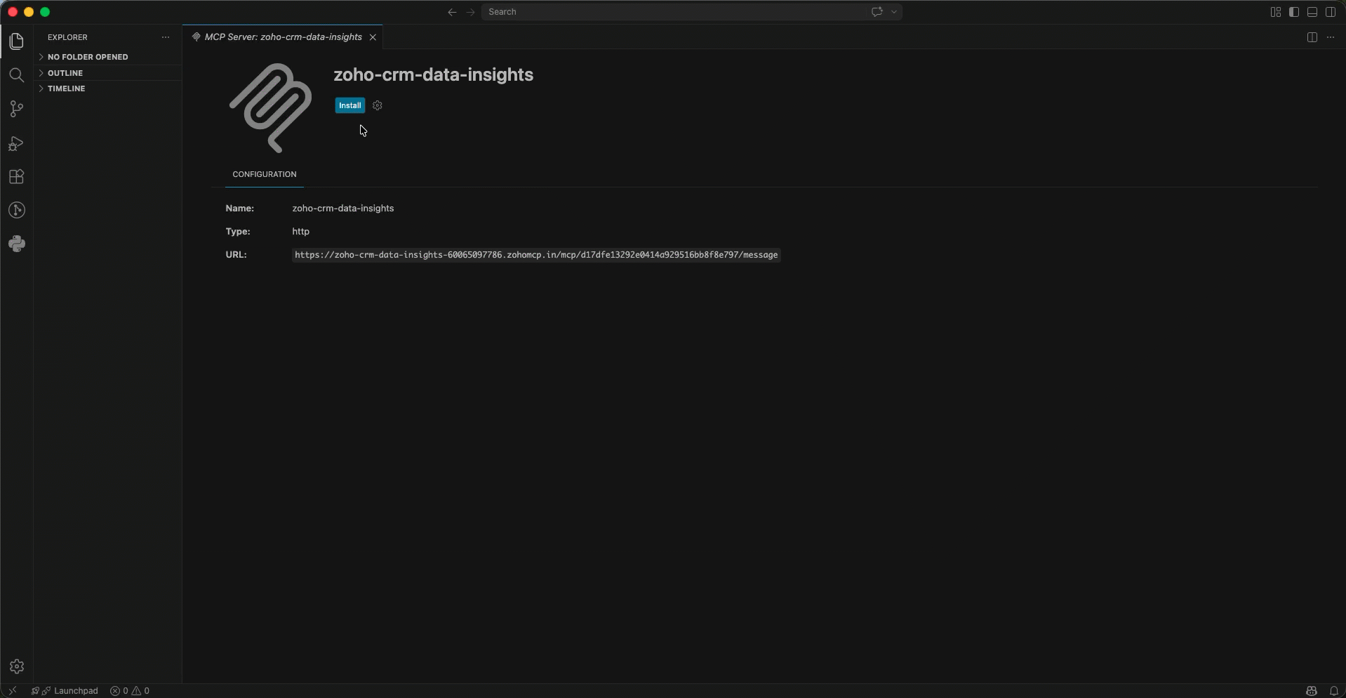 VS Code MCP Installation