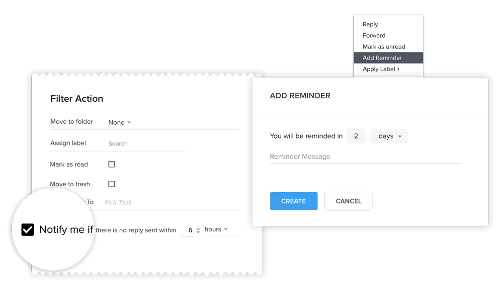 e-mail de notificações automáticas