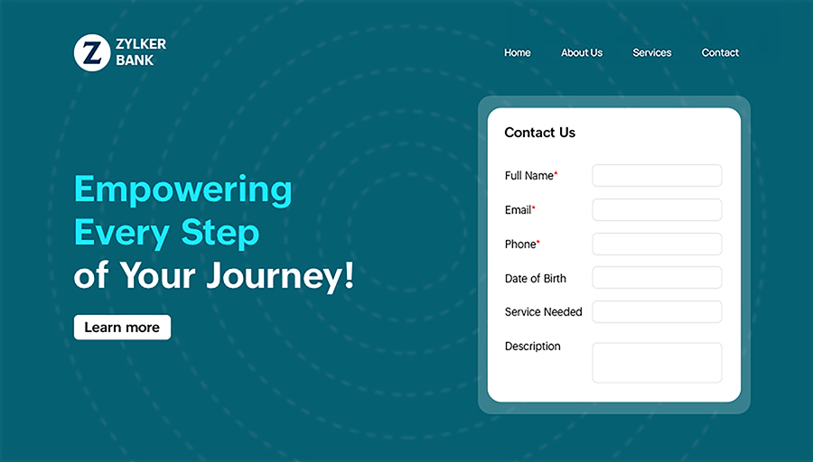 lead-generation-through-zoho-sites