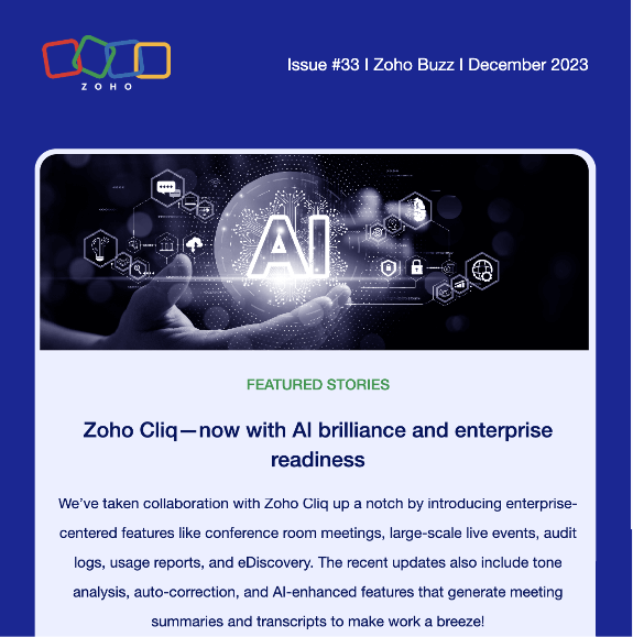 Zoho for Enterprise
