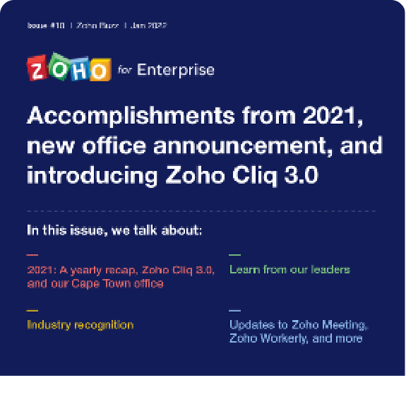 Zoho for Enterprise