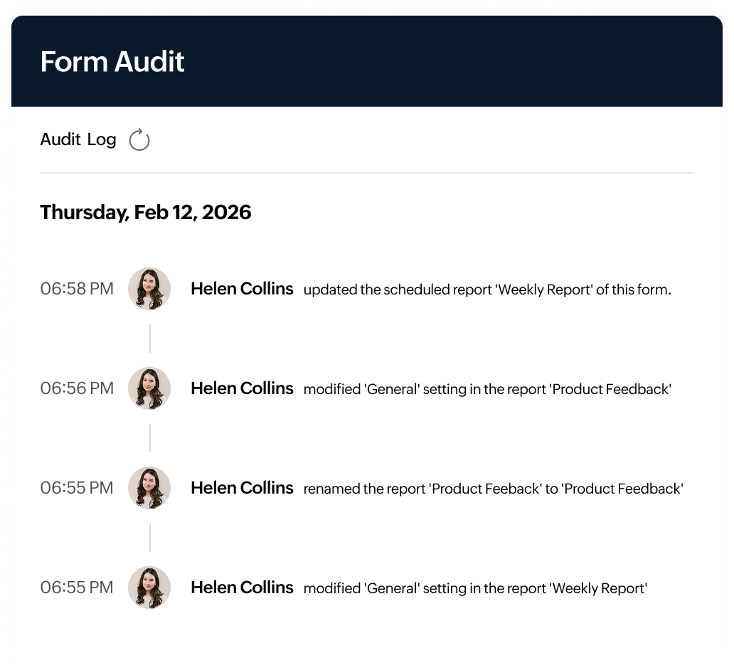 Form audit