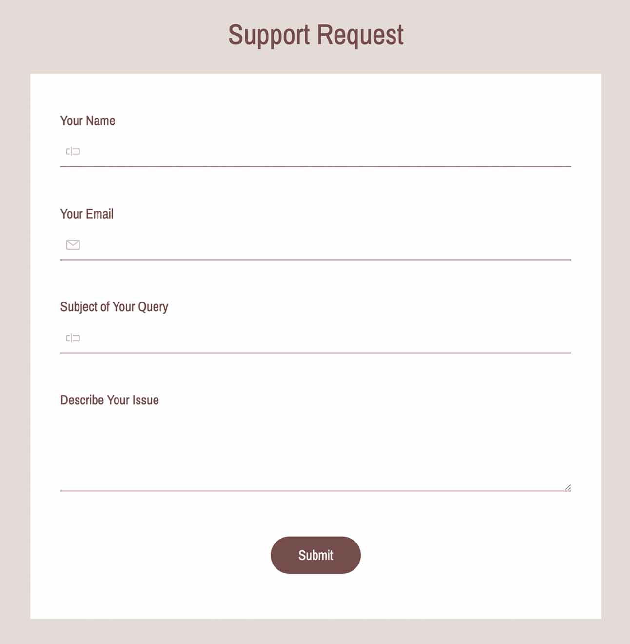 Contact Us Forms