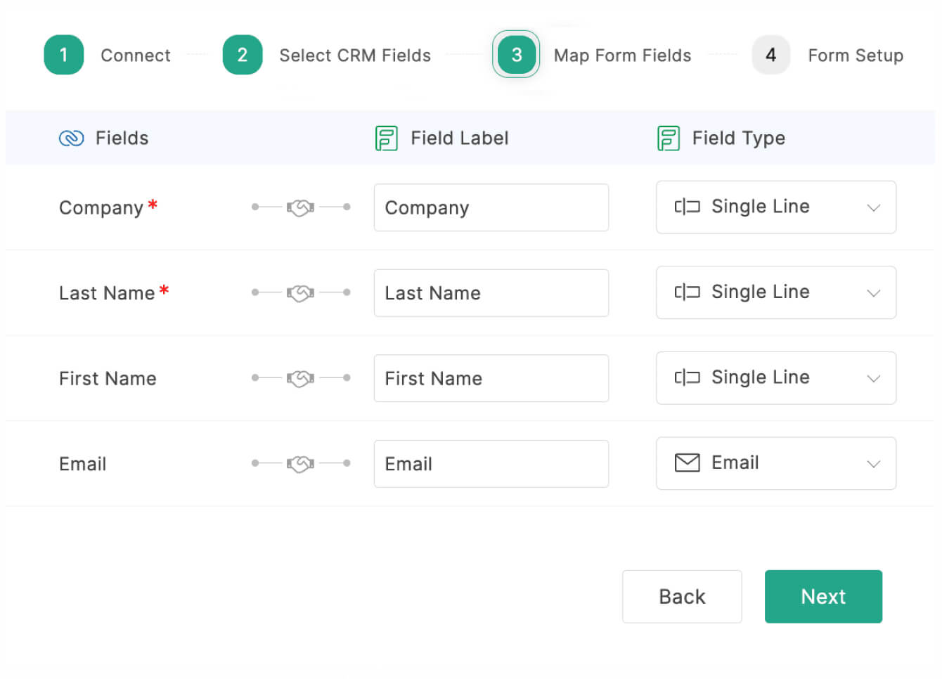 Customized mapping of data fields