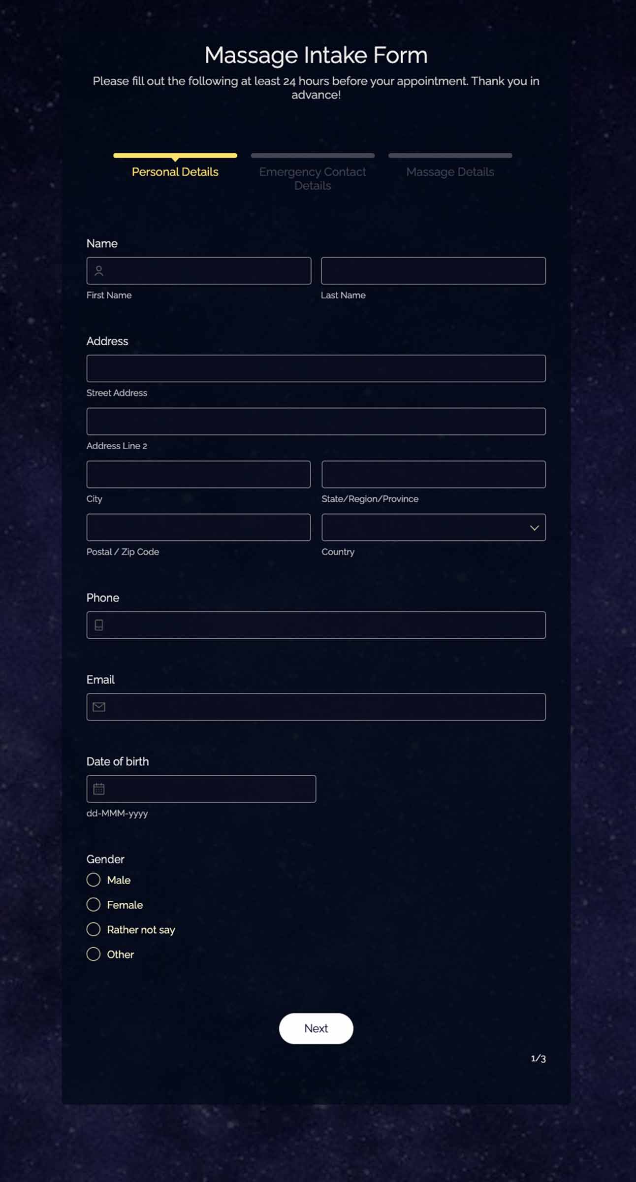 Intake Forms