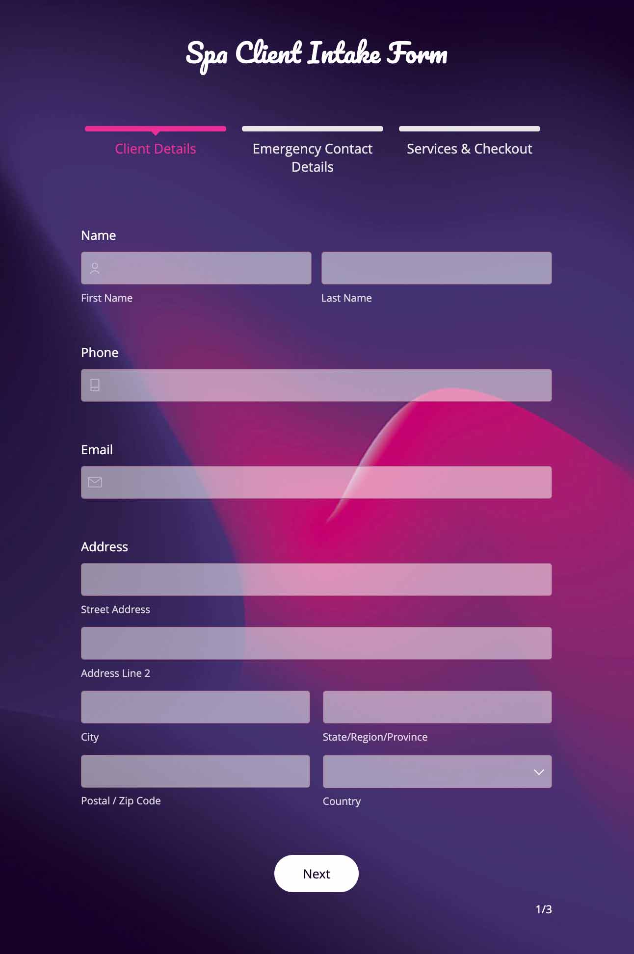 Intake Forms