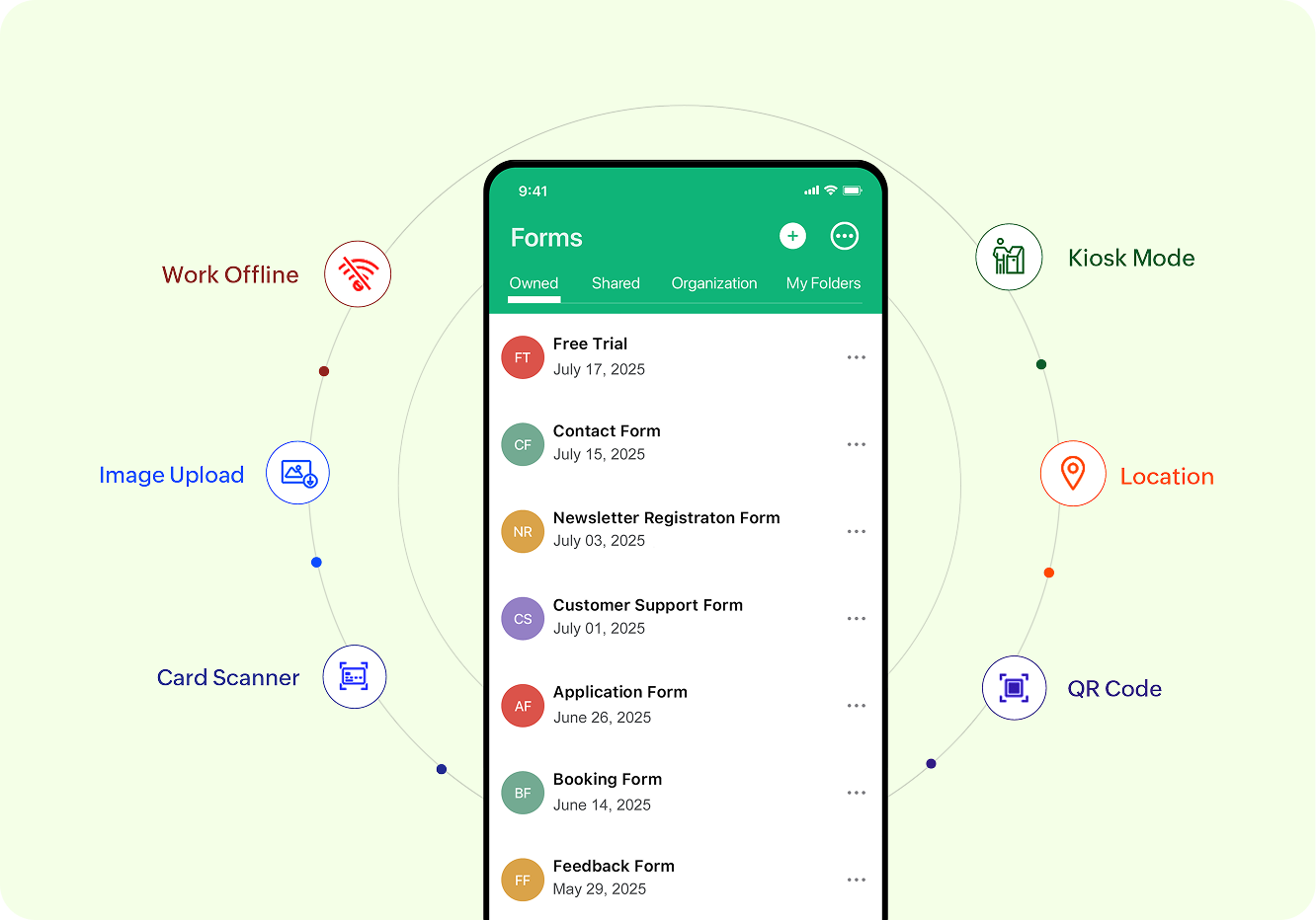 Advanced mobile features