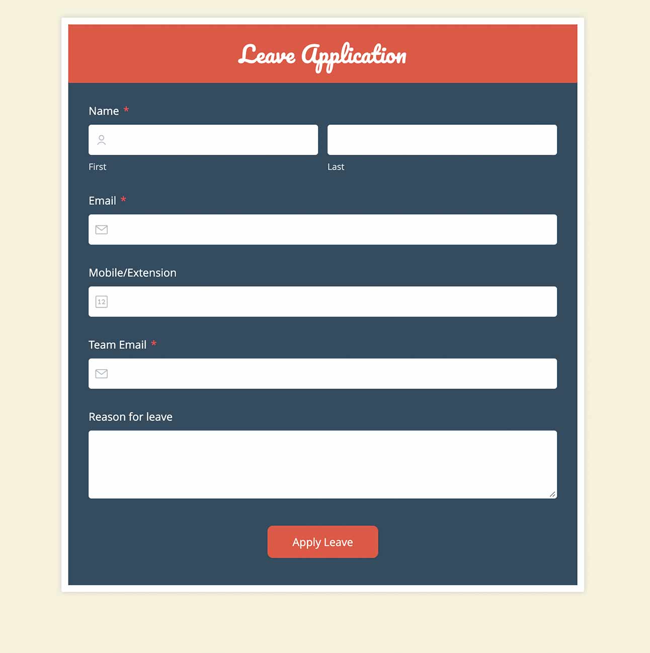 Request Forms