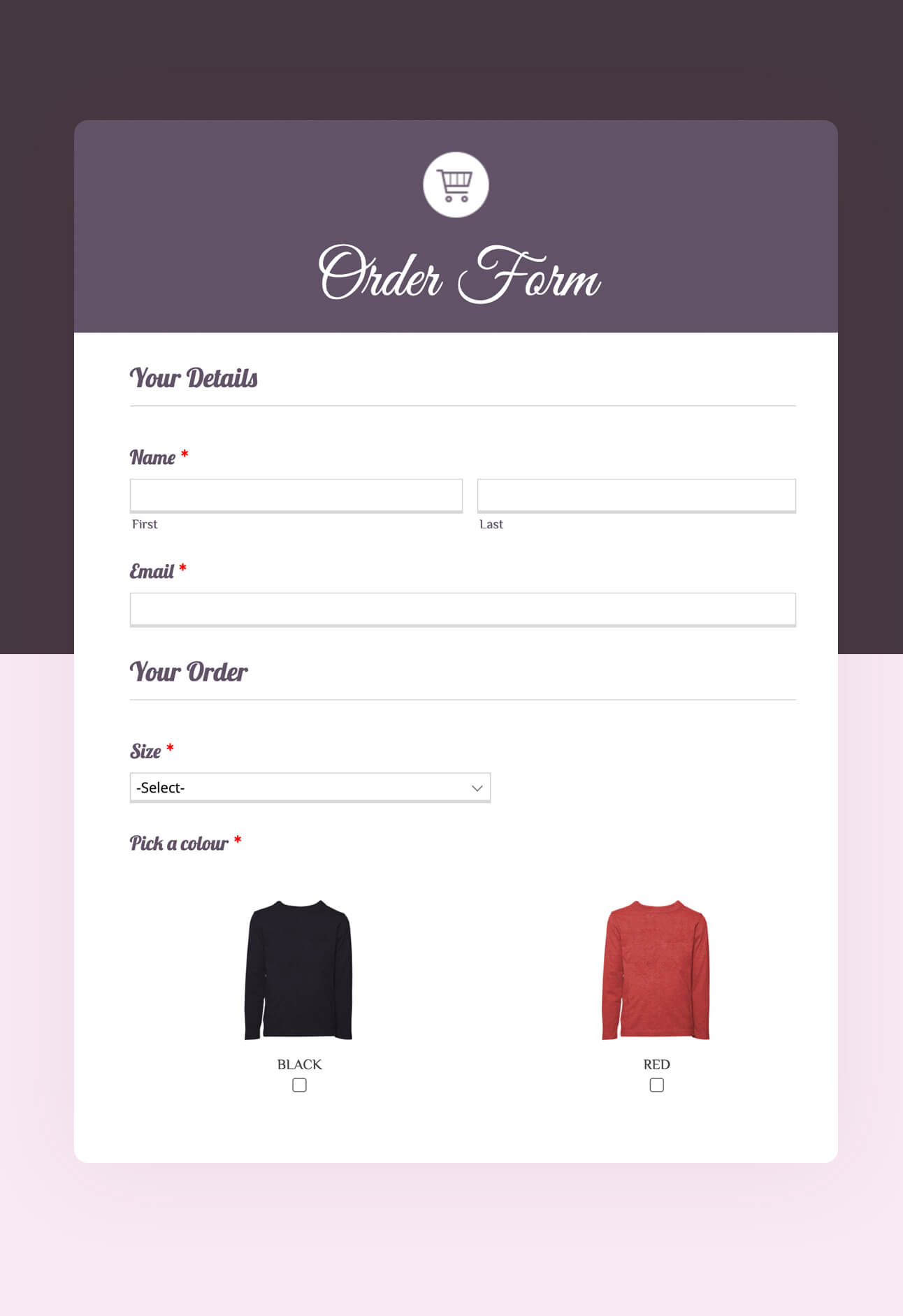Order Form