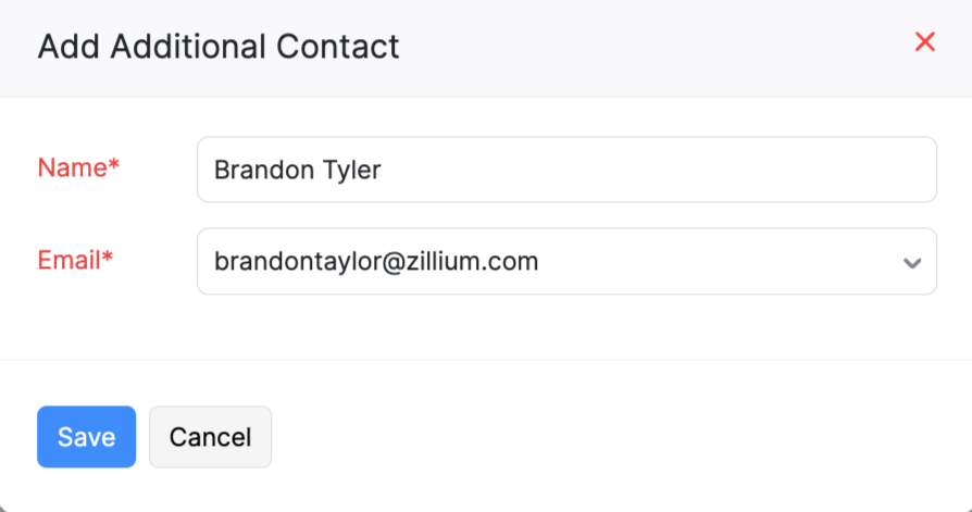 新しいメール送信者の追加
