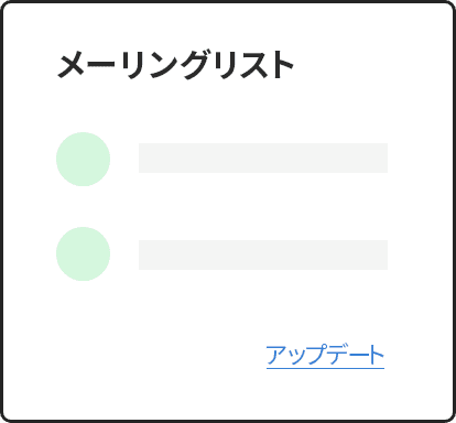 メールのワークフロー