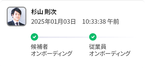 Zoho People のオンボーディング