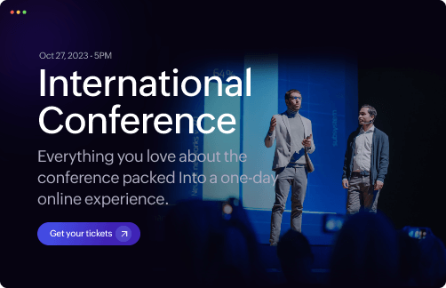 Pick your landing page template