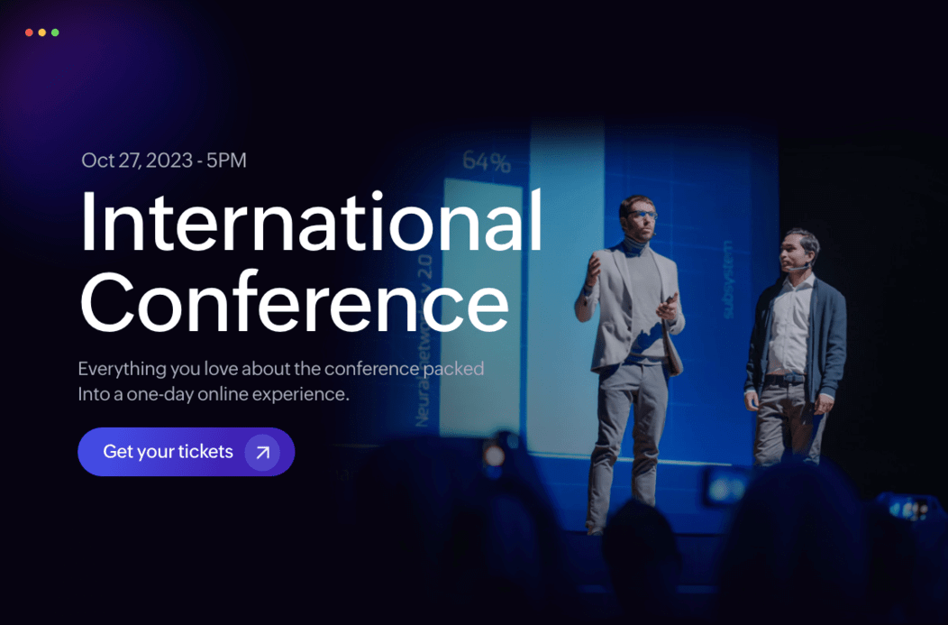 drag and drop landing page templates