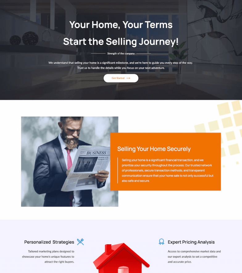 real estate landing page templates