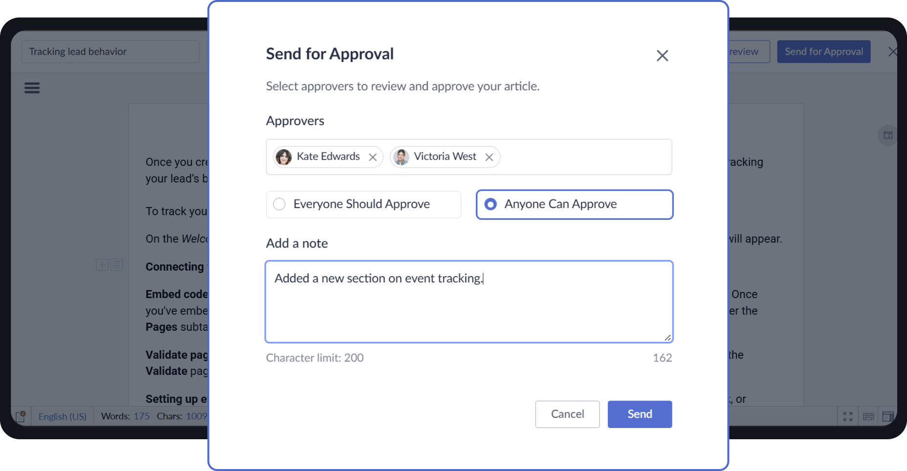 Streamline your knowledge base with approval flow