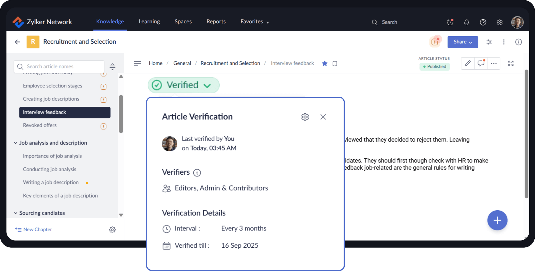 Stay updated with verification reminders