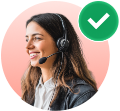 Customer support headset icon