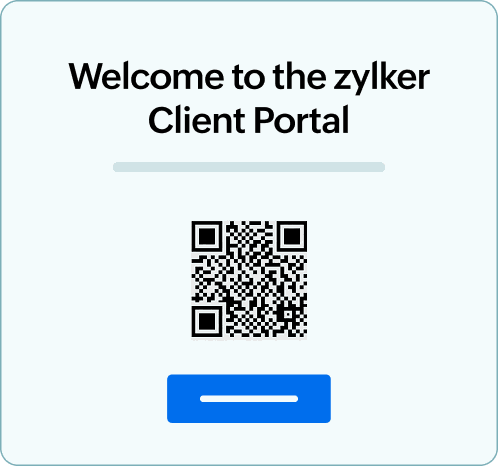 Client portal QR code preview
