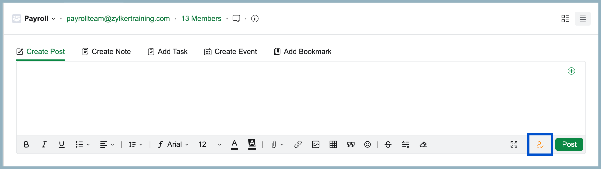 Add/ view invitees