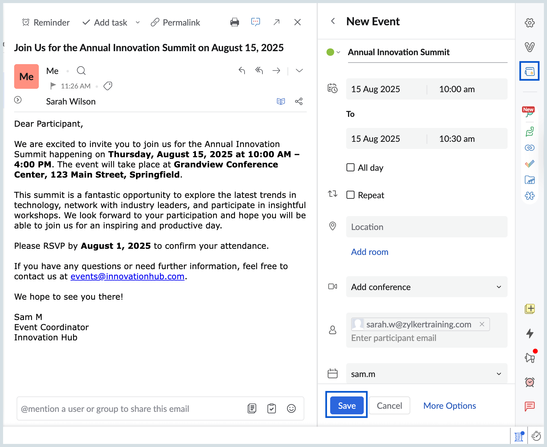Calendar eWidget Calendar eWidget