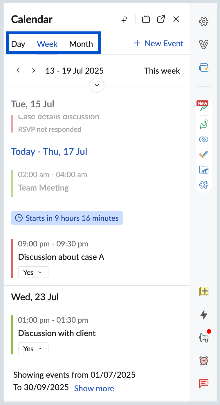 Edit event Edit event