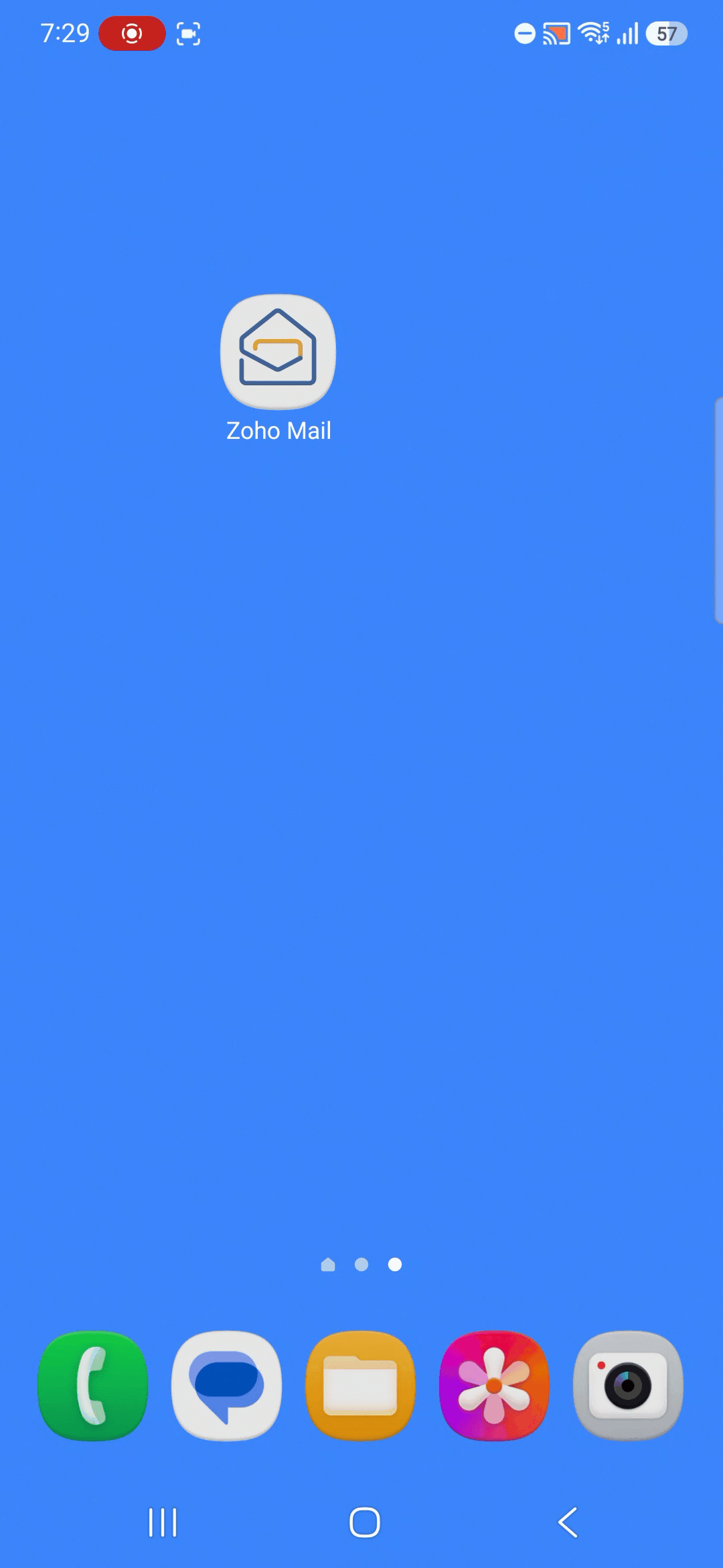 Compose and send new emails in Zoho Mail Android app
