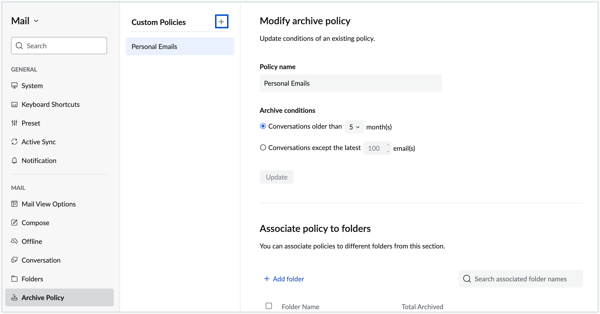 Create policy Create policy