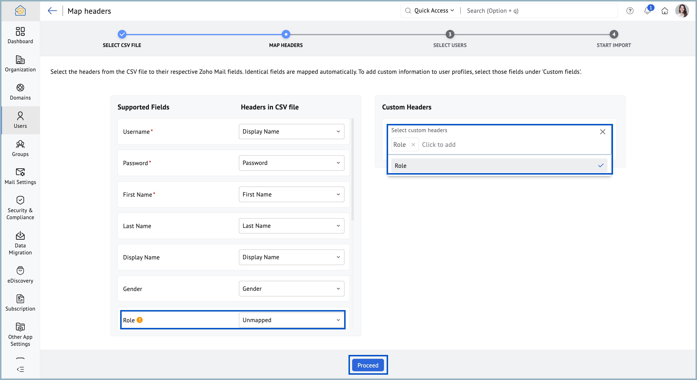 Custom Headers Custom Headers