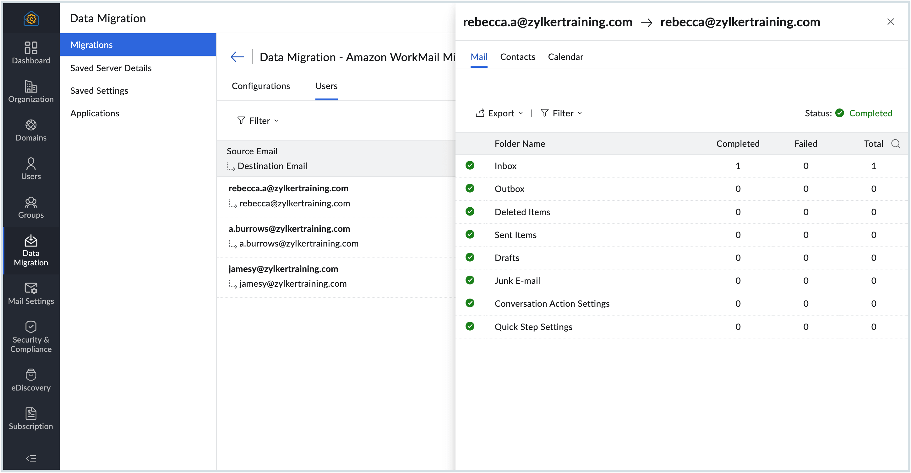 Detailed Migration Information