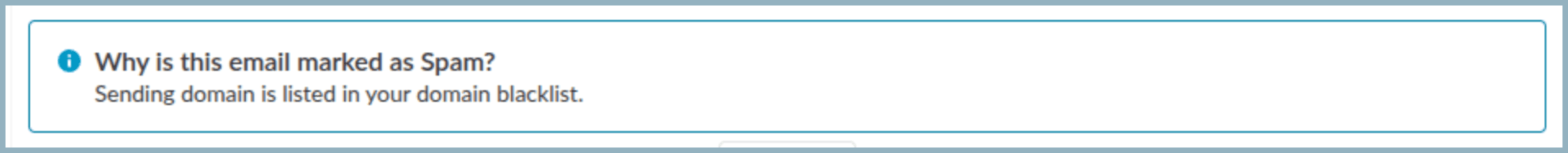Domain blacklist Domain blacklist