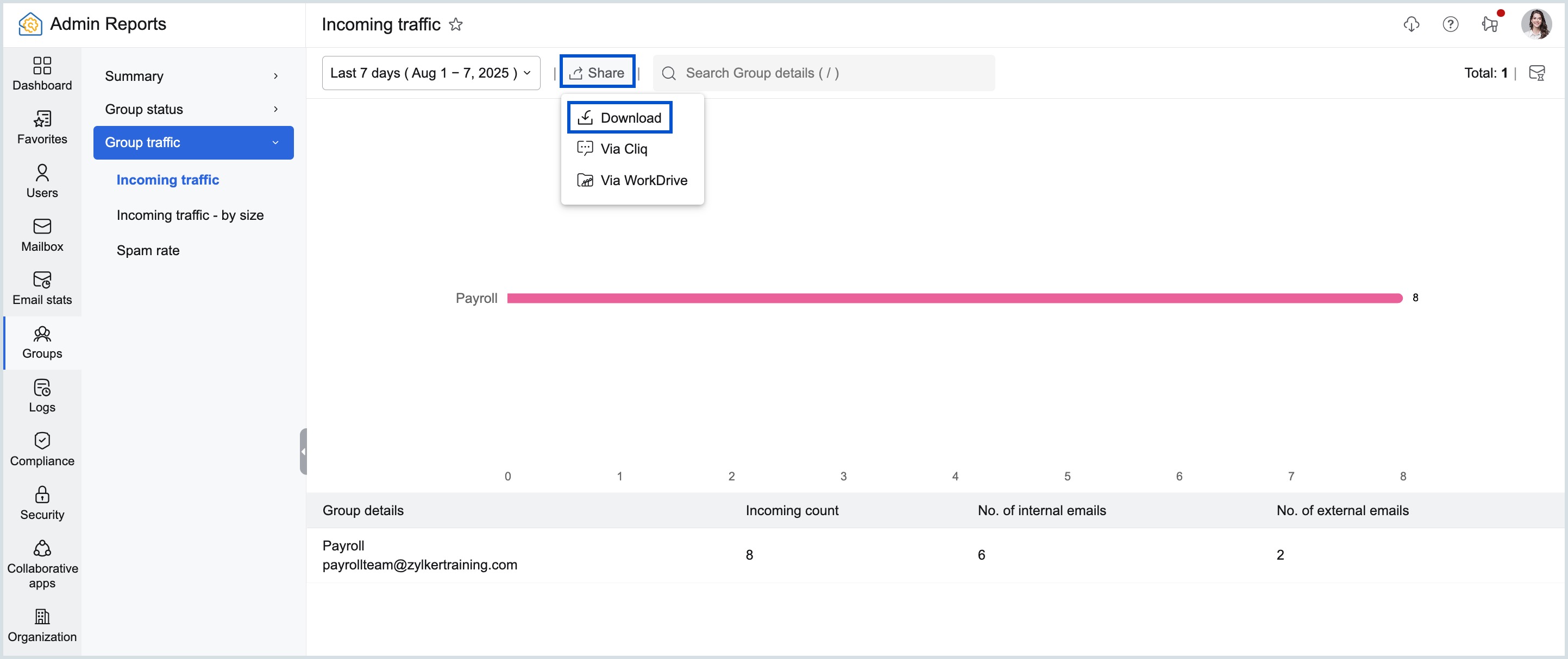 Download reports Download reports