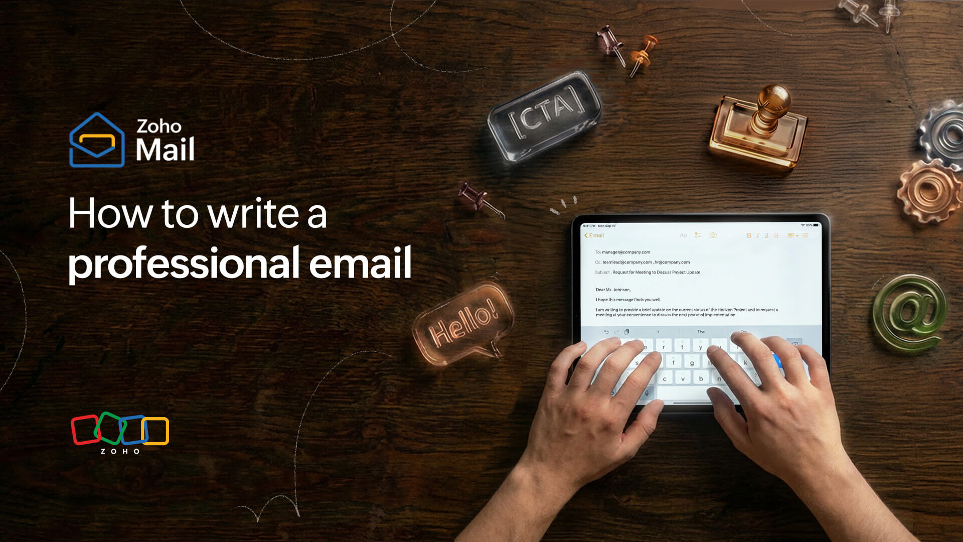 How to write a professional email