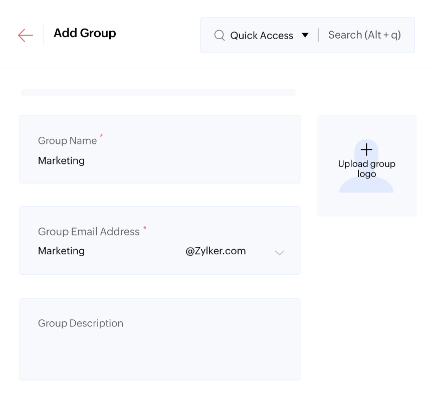 Creating an email group