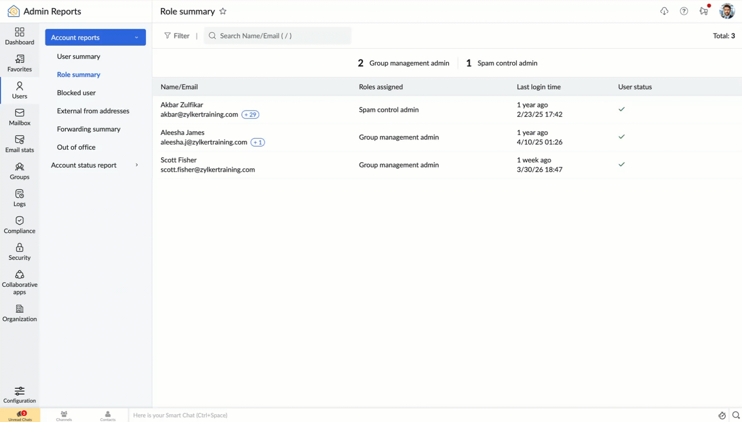 Manage role option Manage role option