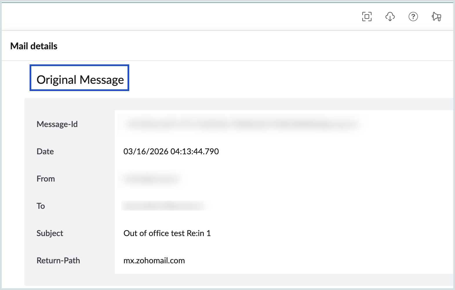 More details More details