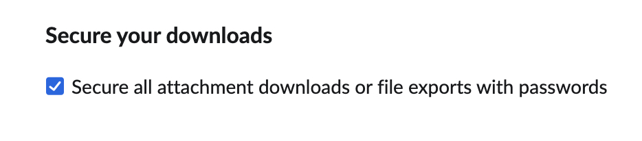 secure downloads