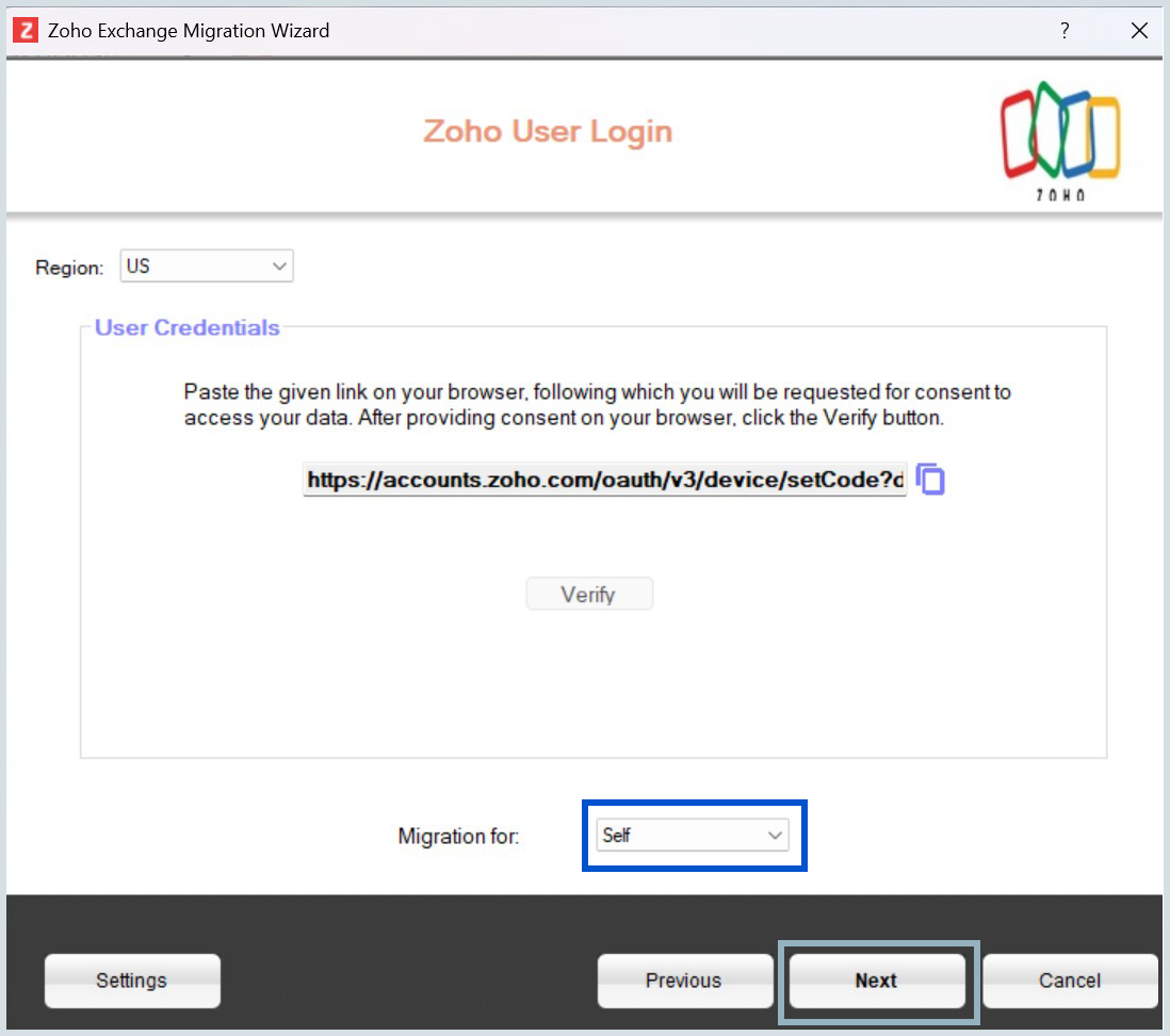 single user migration