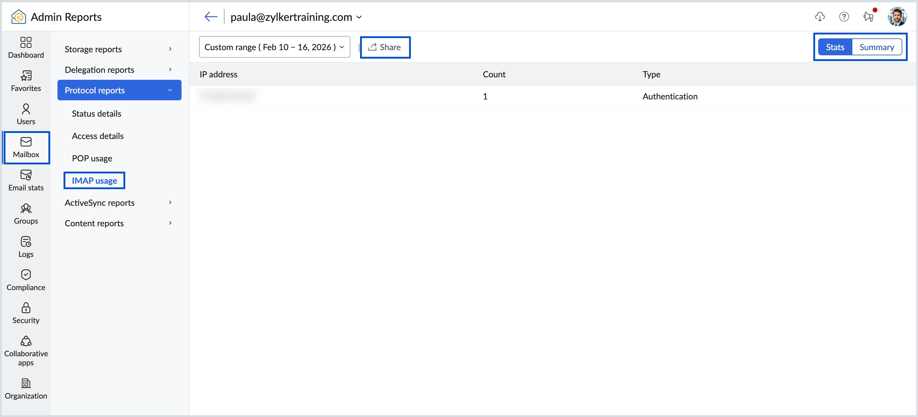 IMAP-stats IMAP-stats