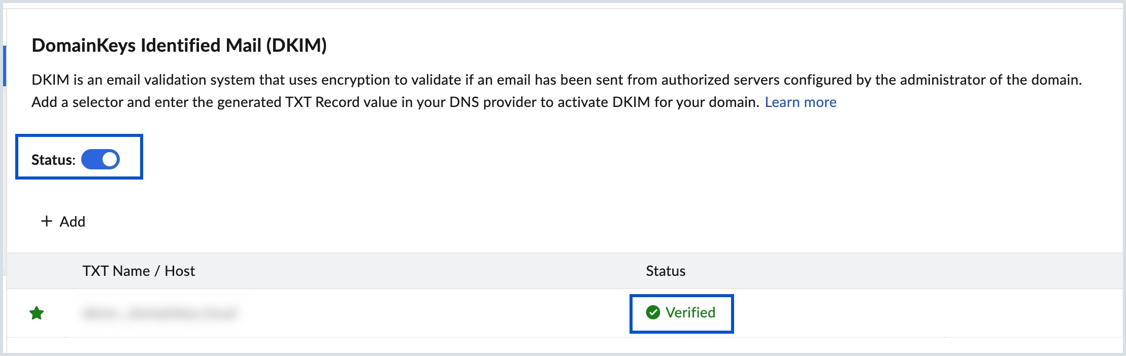 Verified DKIM