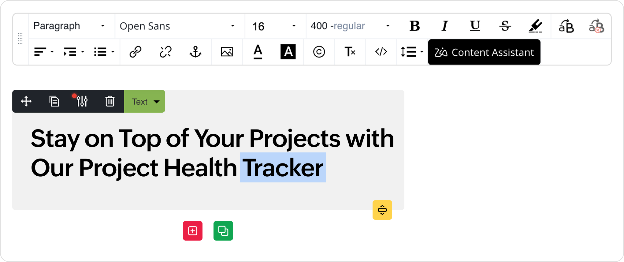 Zia content assistant