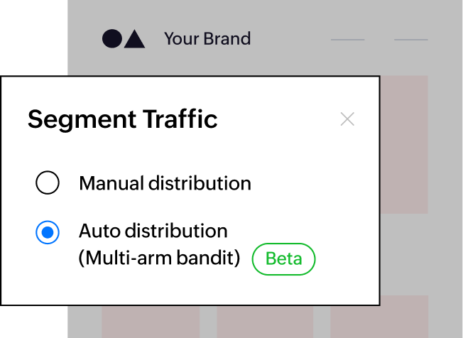 Smart traffic allocation with Multi-Arm Bandit