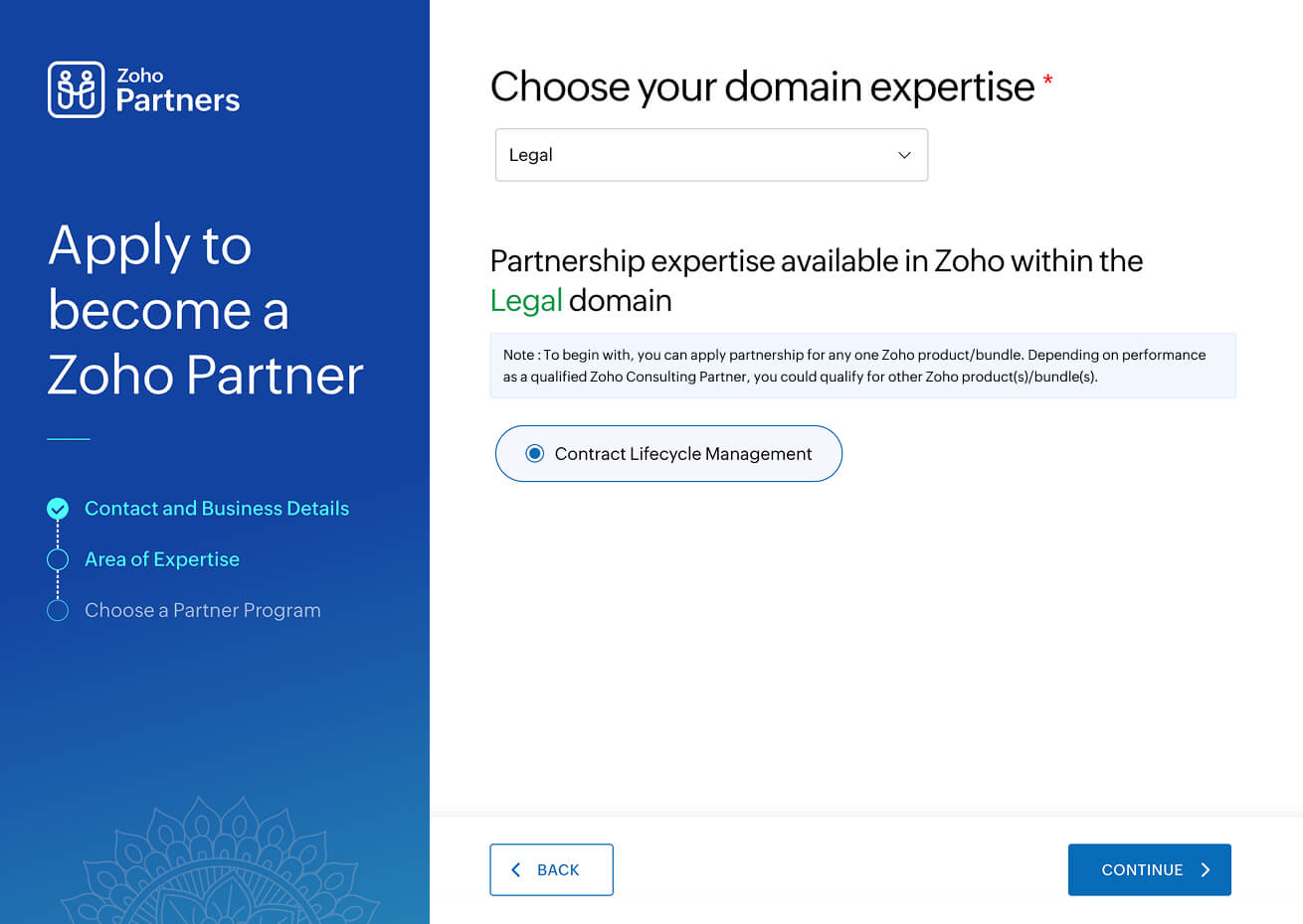choose your domain experties
