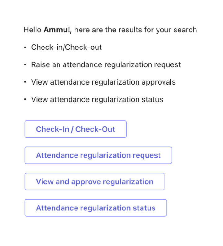 Zoho People Microsoft Teams