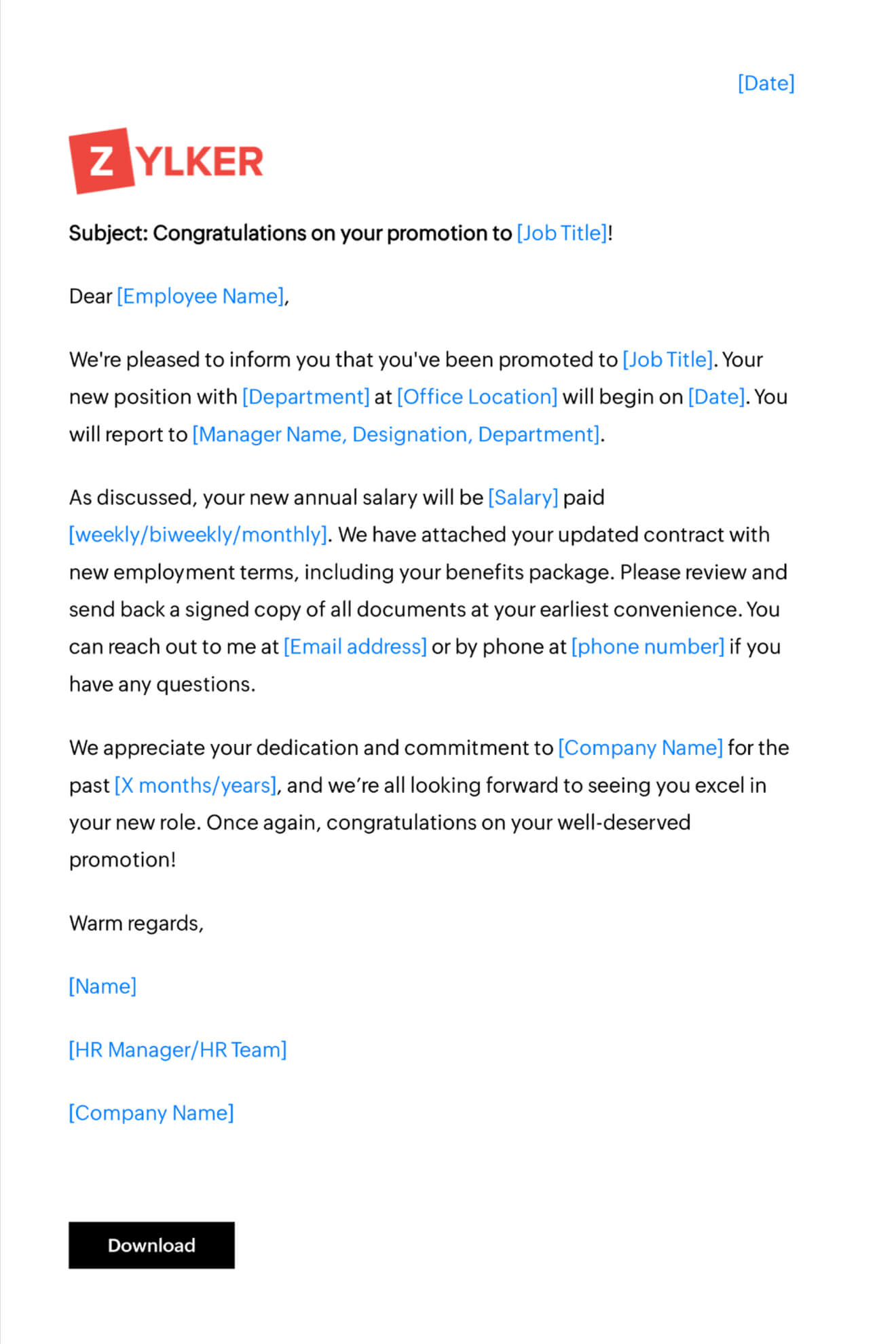 リモートワーク通知 昇進通知