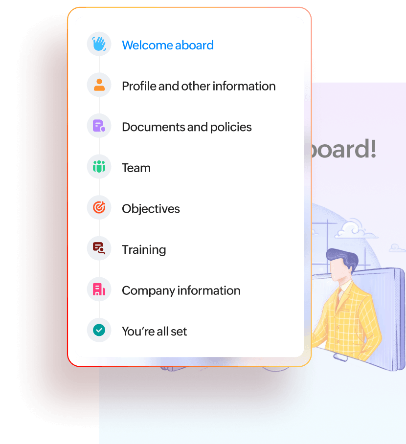 Branded onboarding portal in Zoho People Plus