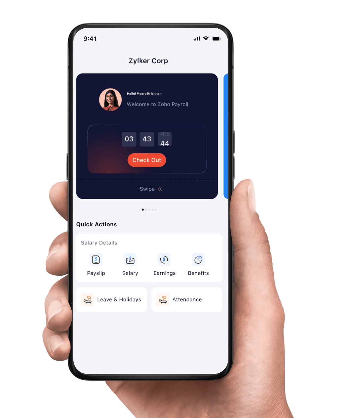 Mobile self-service feature